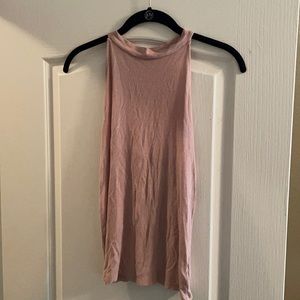 Pink halter top